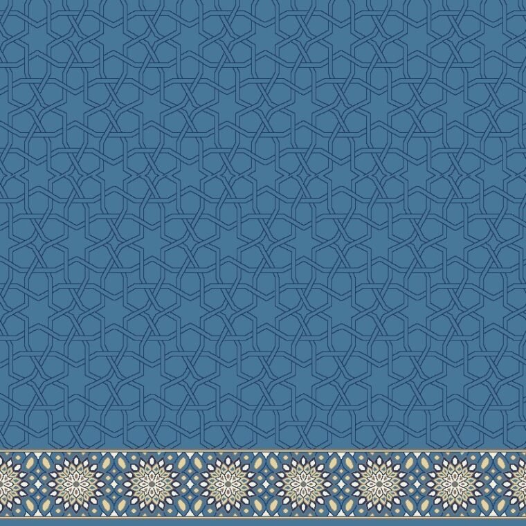 سجاد مساجد الرحمانية — ازرق