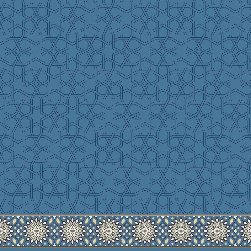 سجاد مساجد الرحمانية — ازرق